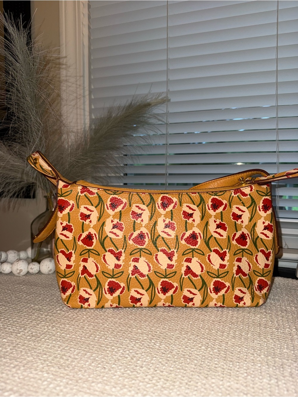 Vera Bradley Roxbury Crescent Leather Bag